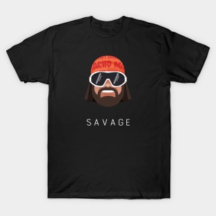 Randy Savage Head (with Text) T-Shirt